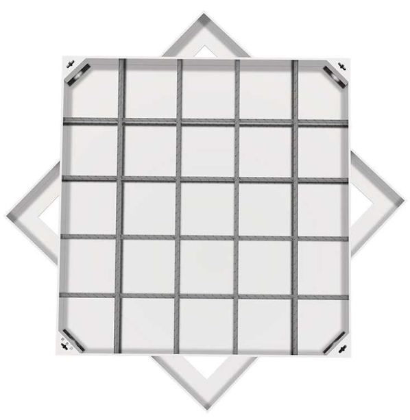 江口不锈钢方井展示